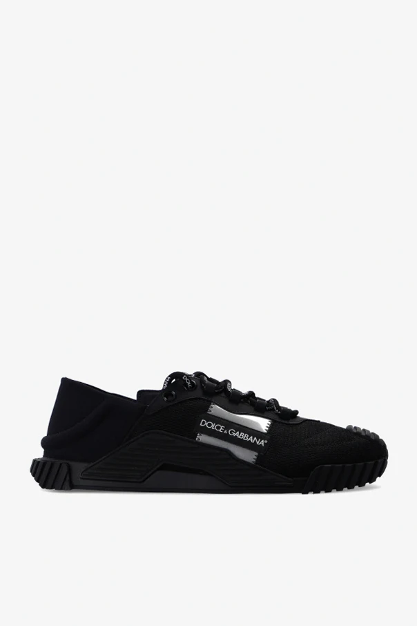 BLACK Sneakers with logo