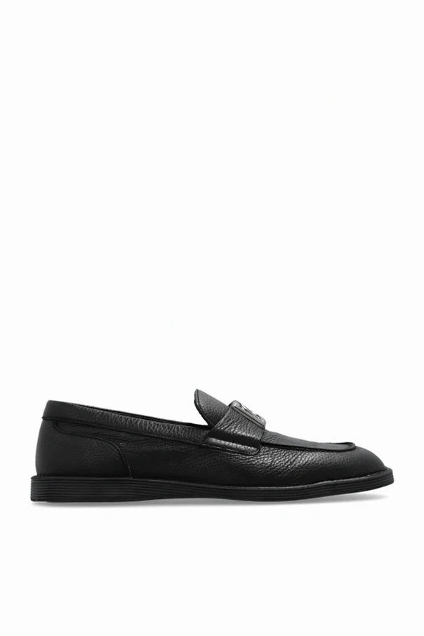 CZARNY Skórzane buty ‘New Florio’ typu ‘loafers’