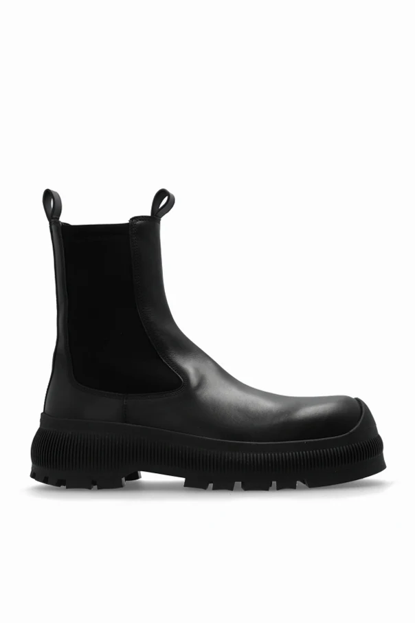 SCHWARZ Chelsea boots with logo