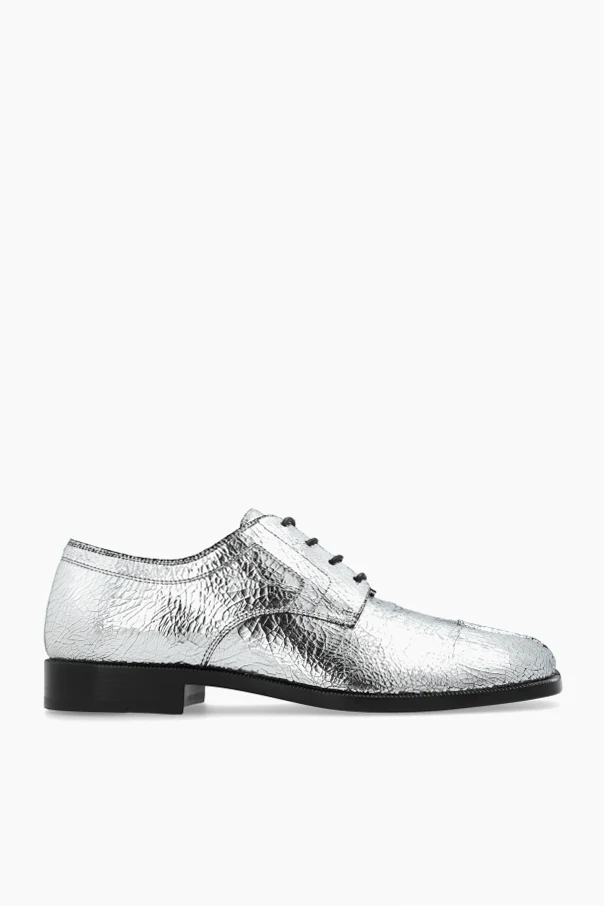 SREBRNY Skórzane buty `Tabi`