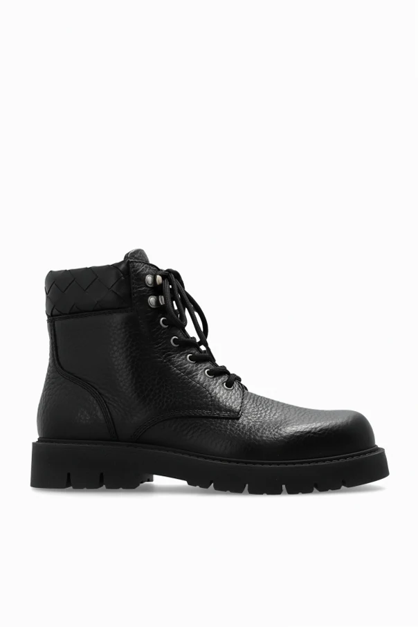 CZARNY Skórzane buty `Haddock`