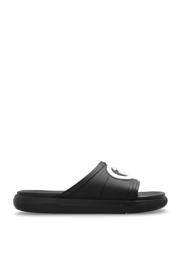 BLACK Rubber slides