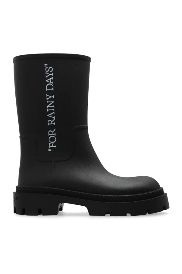 CZARNY Buty z nadrukiem