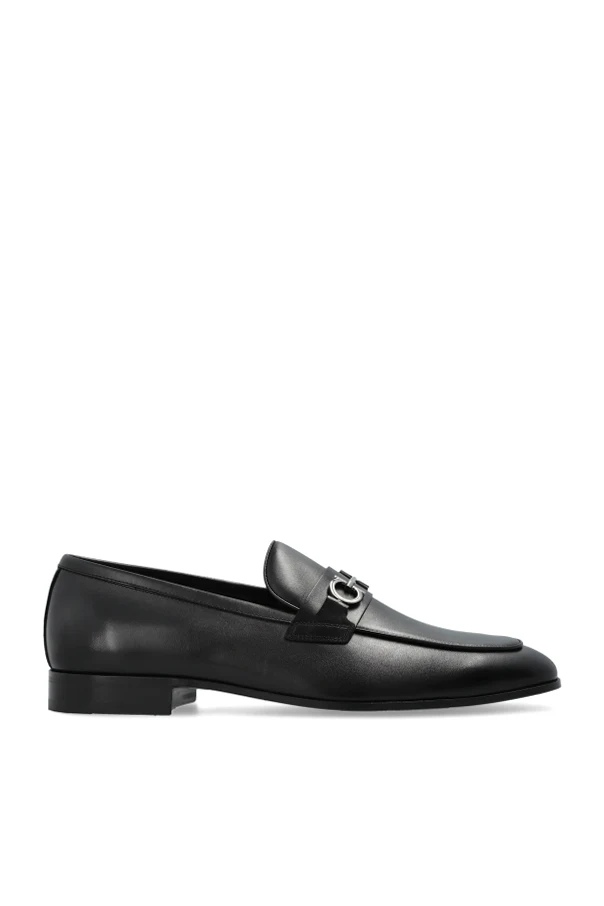 CZARNY Skórzane buty `Balty`