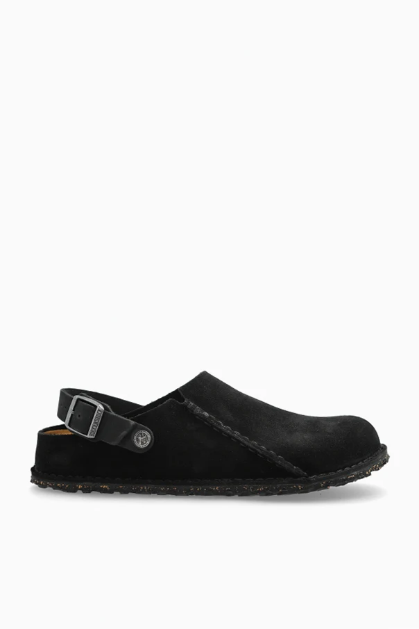 SCHWARZ Pantoletten Lutry Premium Suede