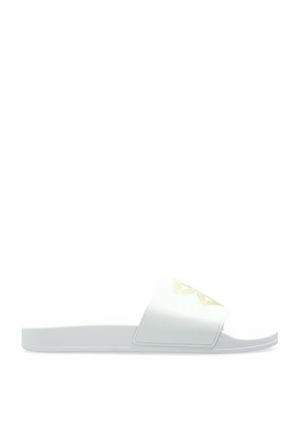 WHITE Rubber slides 'Pool'