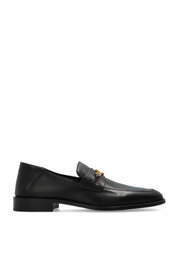 CZARNY Skórzane buty `Ma Slip On`