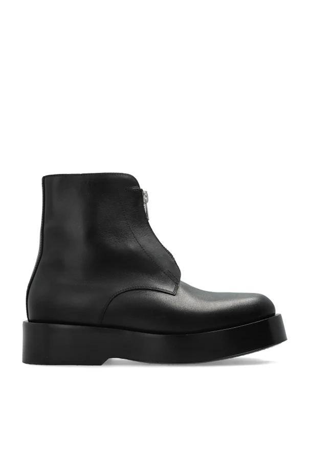 CZARNY Skórzane buty `Torino`