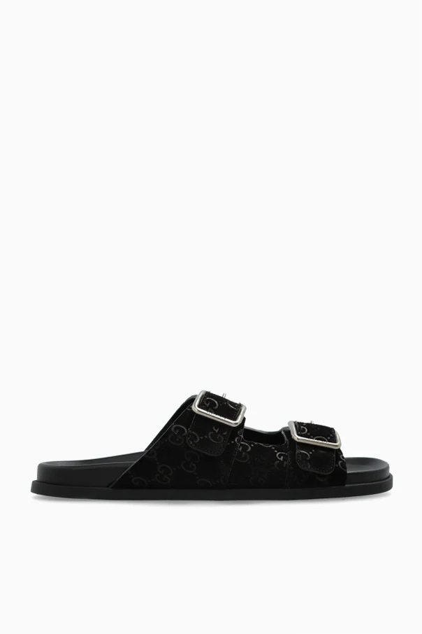 BLACK Suede slippers