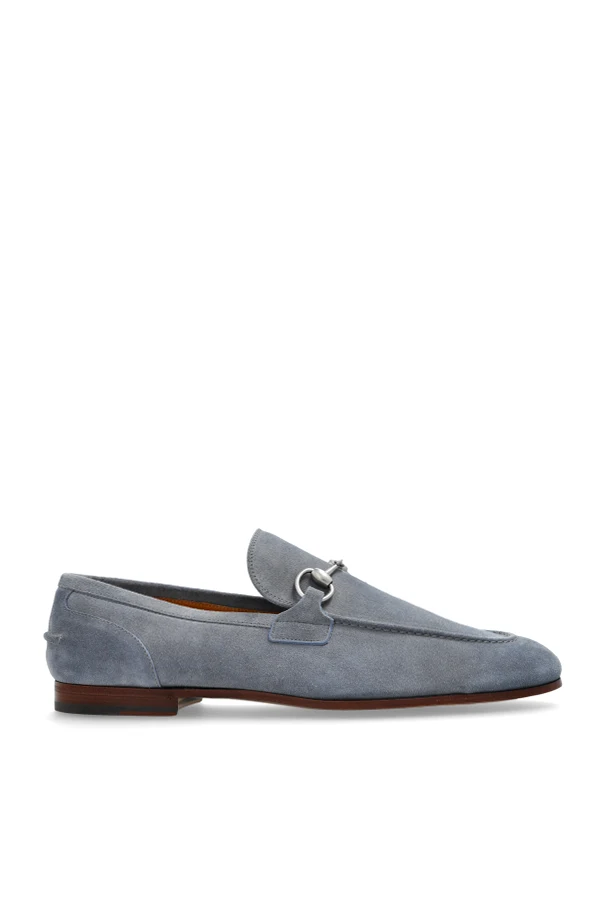 NIEBIESKI Zamszowe buty typu `loafers`