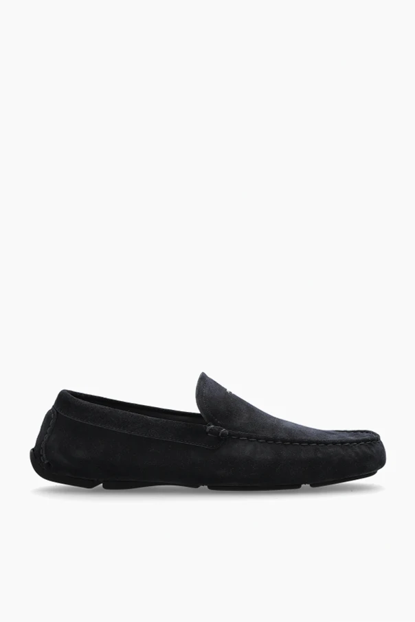 NAVY BLUE Suede loafers `Stanly`