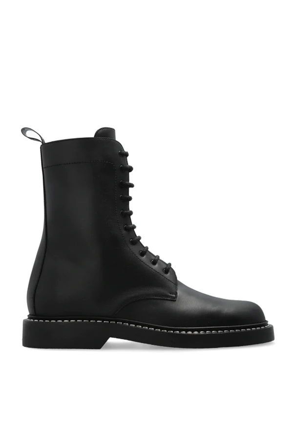 CZARNY Skórzane botki ‘Rowan Derby’