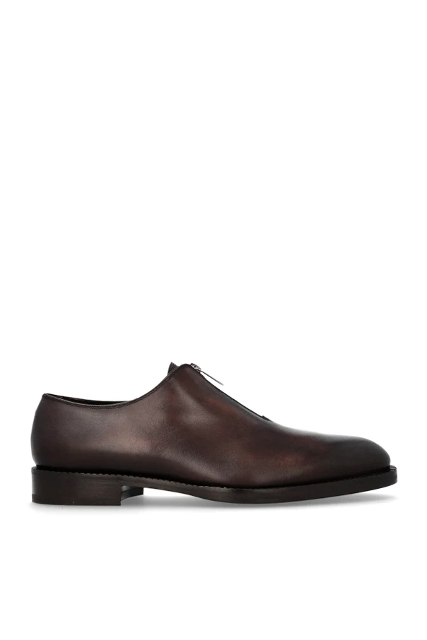 BRĄZOWY Buty `Zoey` na platformie