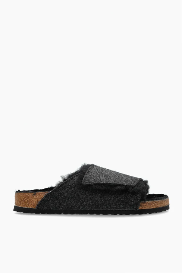 SCHWARZ „Solana Shearling“ Pantoletten