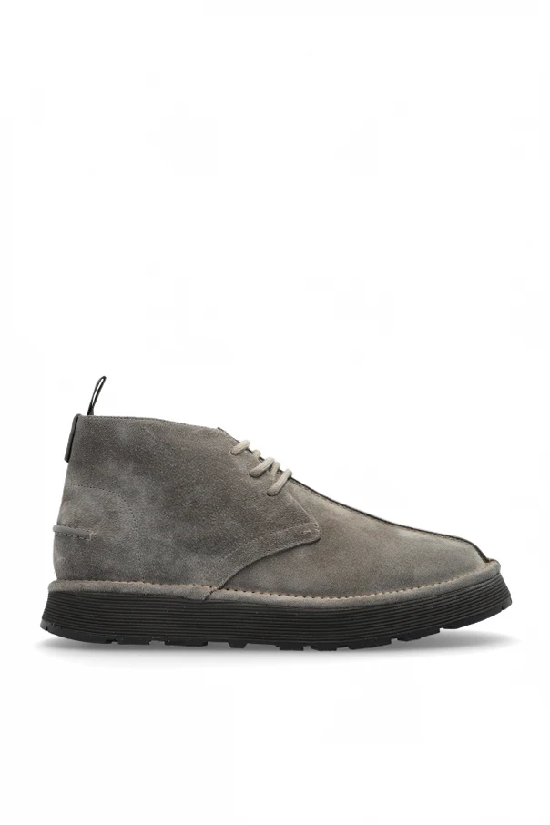 GRAU Wildleder-Stiefeletten