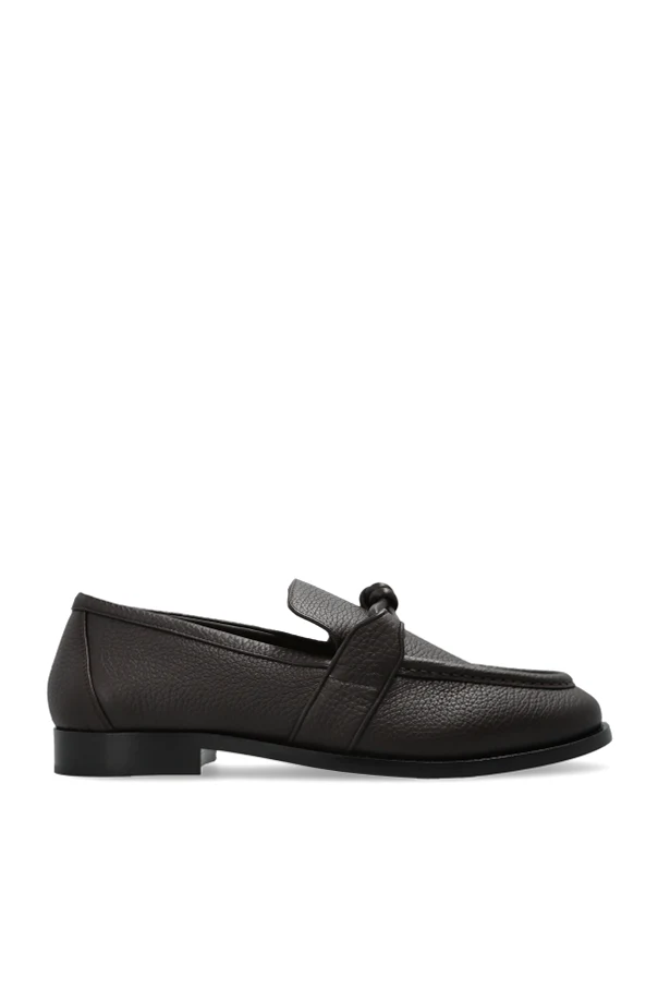 BRĄZOWY Buty `Astaire` typu `loaferes`