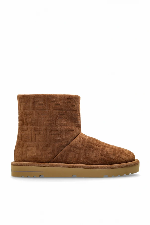 BRAUN Wildleder-Schneestiefel