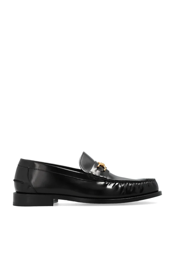 CZARNY Buty typu ‘loafers’ z aplikacją