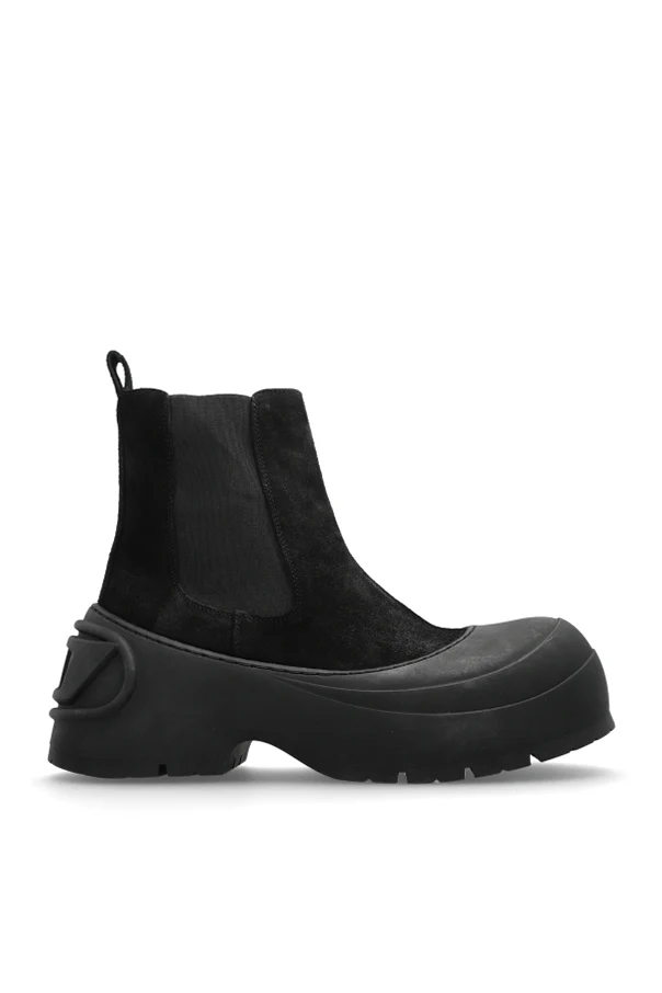 SCHWARZ Stiefeletten „D-DONALD BEATLE“