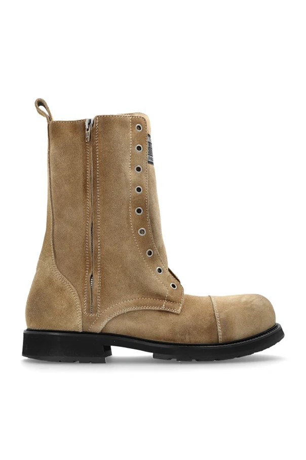 BEIGE Lederstiefel „Truck Lace-up“