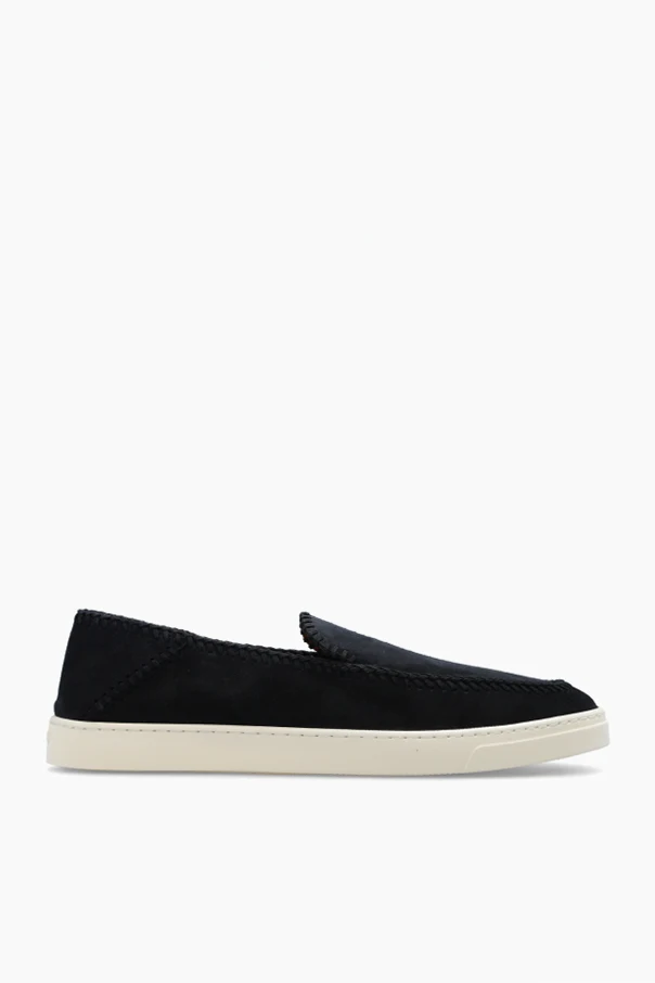 GRANATOWY Buty typu ‘slip-on’