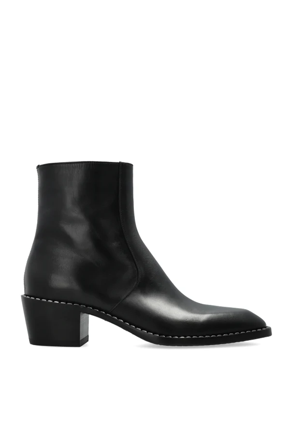 SCHWARZ Stiefeletten mit Absatz ‘Wilder’