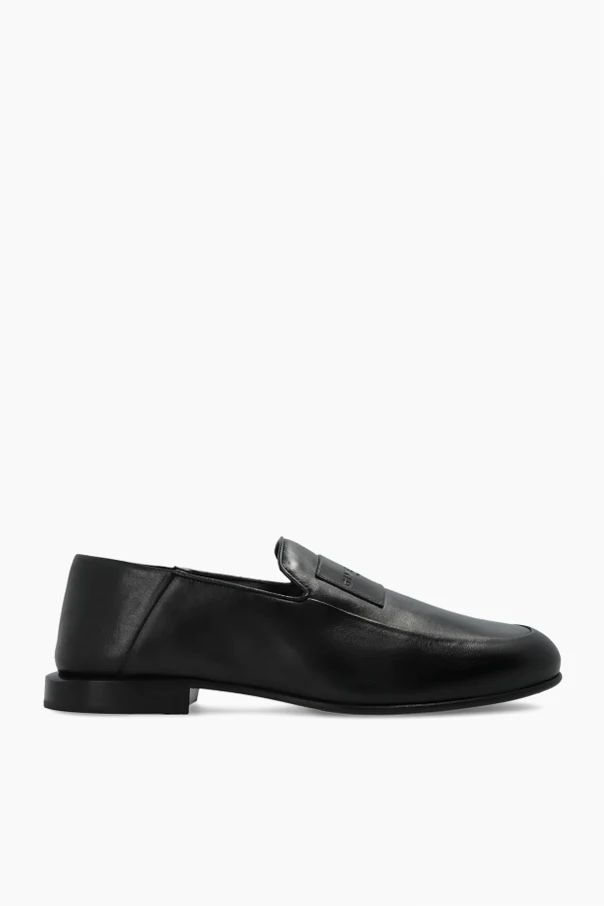CZARNY Skórzane buty typu ‘loafers’