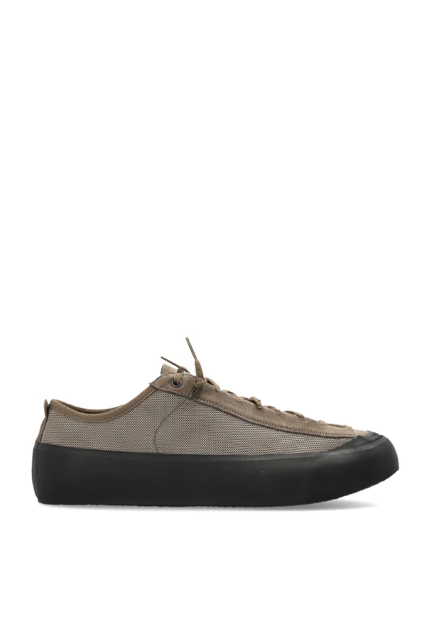 SZARY Buty sportowe z naszywką z logo