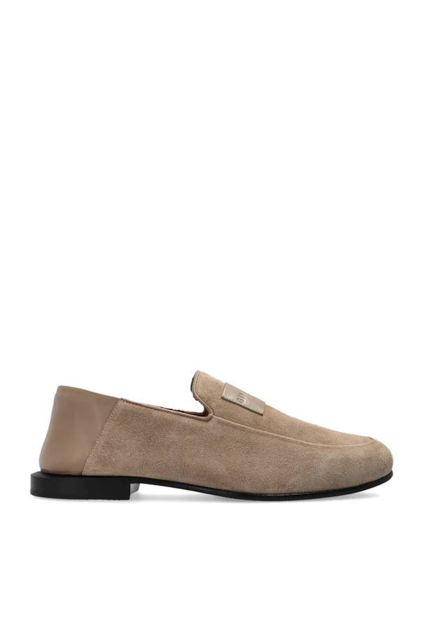 beżowy Skórzane buty typu ‘Loafers’