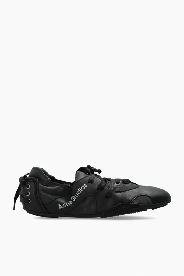 CZARNY Buty sportowe z logo