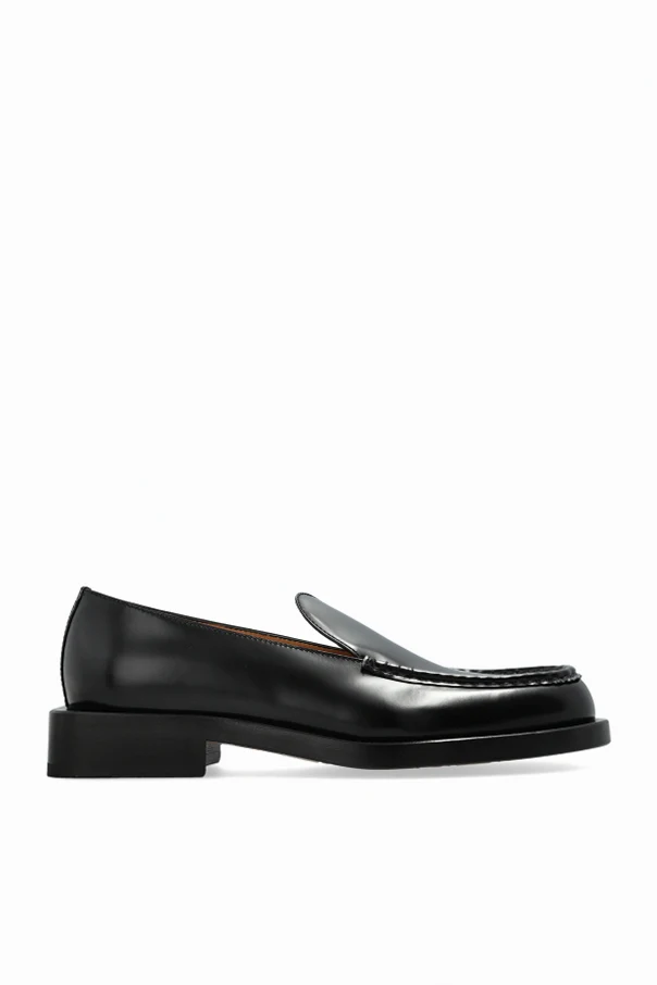 CZARNY Skórzane buty typu `loafers`