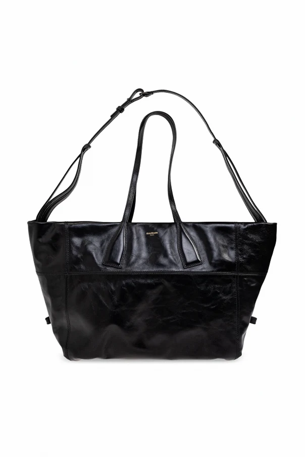 BLACK Leather shoulder bag