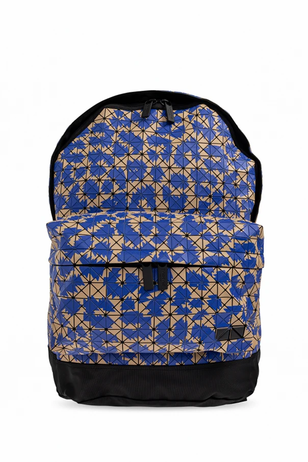 NIEBIESKI Plecak z geometrycznym wzorem