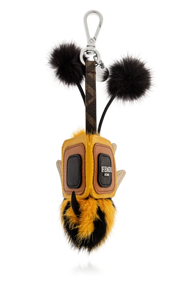 ŻÓŁTY Zawieszka do torby z motywem pszczoły