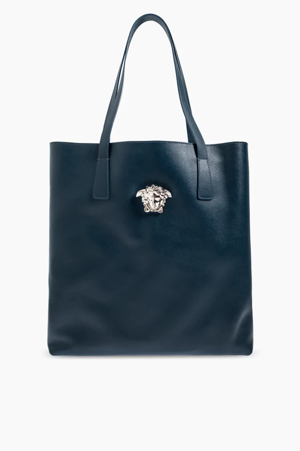 GRANATOWY Torba `La Medusa` typu `shopper`