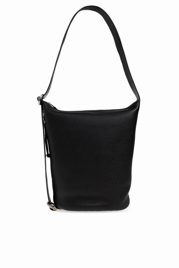 CZARNY Torba na ramię `Loop Medium` typu `bucket`
