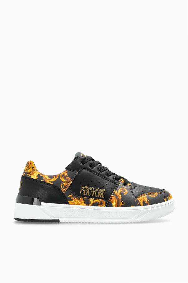 CZARNY Buty sportowe ze wzorem `barocco`