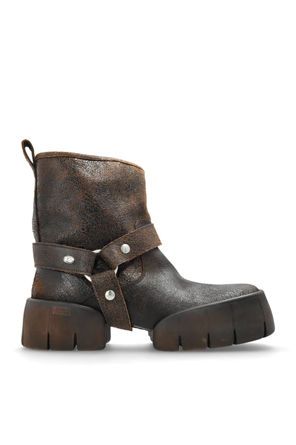 BRAUN Stiefeletten mit Plateausohle „D-TEX TU“