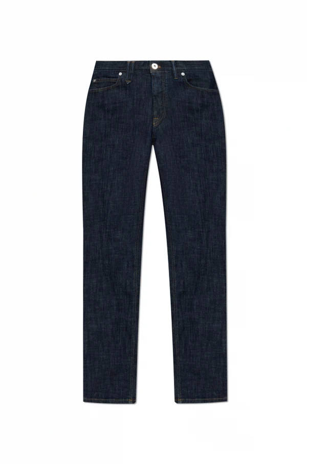 NAVY BLUE Jeans with slightly tapered legs