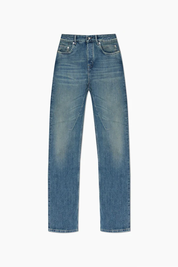 NAVY BLUE Straight-leg jeans