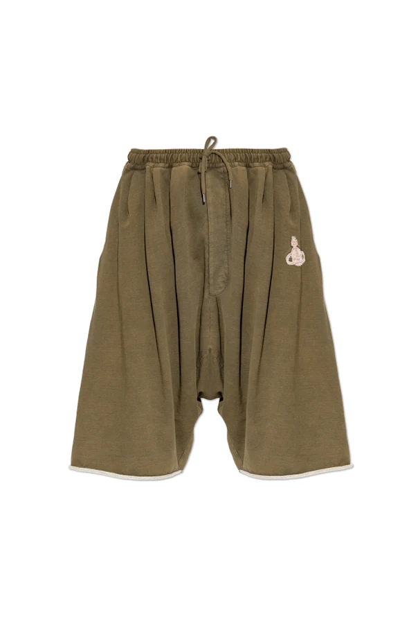 ZIELONY Szorty typu ‘Oversize’