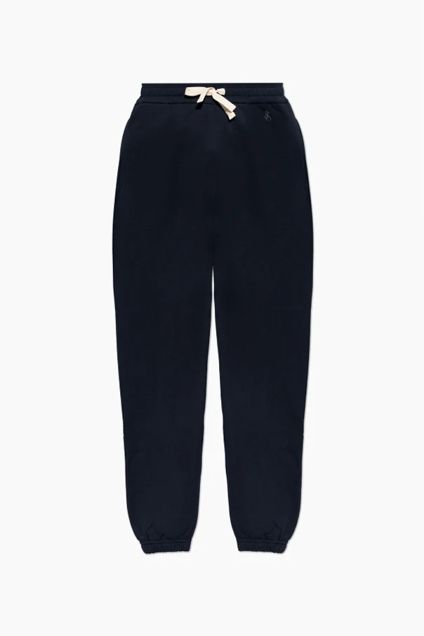 MARINEBLAU Jogginghose mit Bündchen an den Beinabschlüssen