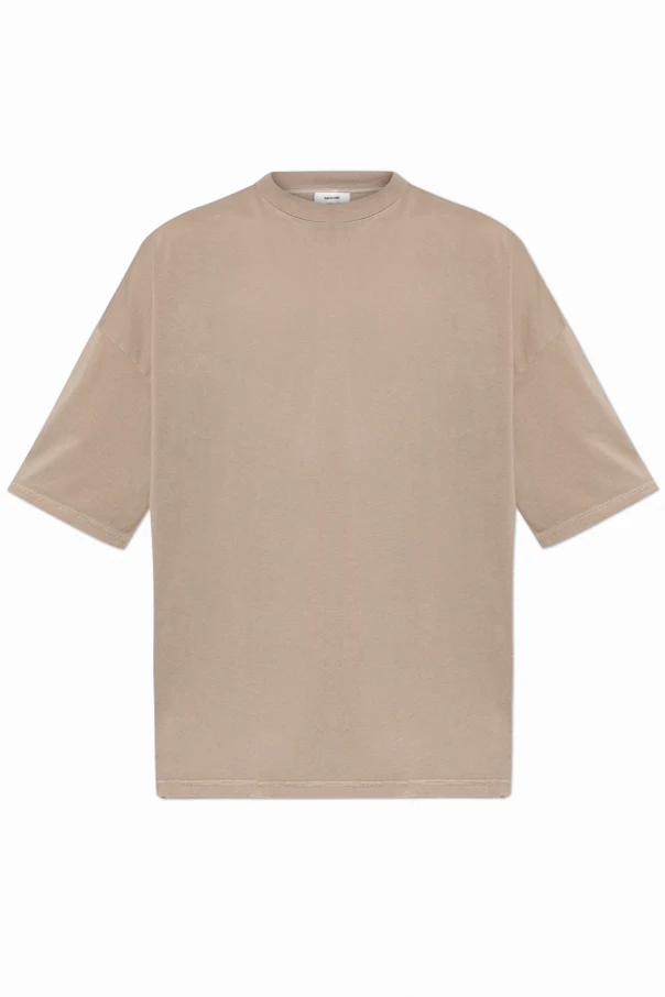 beżowy T-shirt `Virgil`