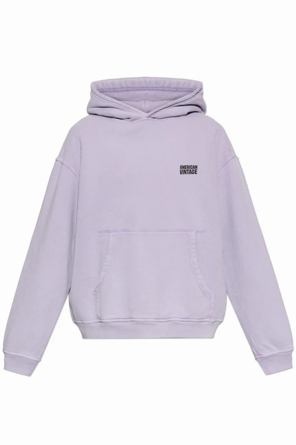 FIOLETOWY Bluza z kapturem