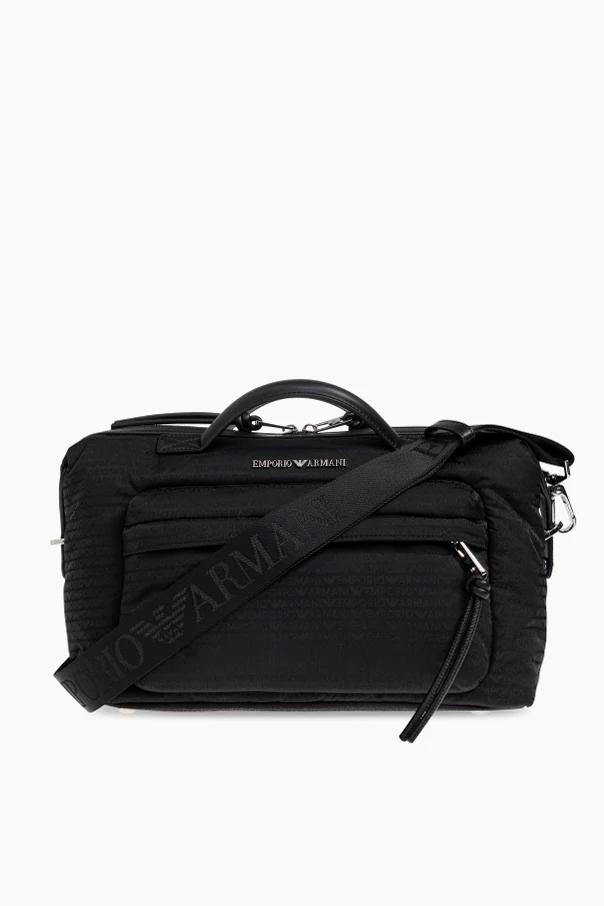 SCHWARZ Handtasche mit Monogramm