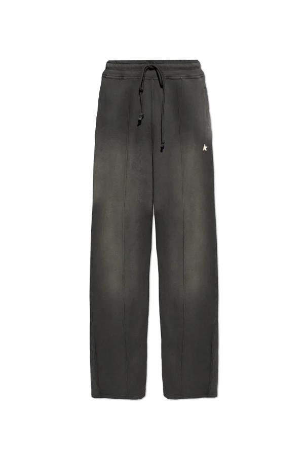 GRAU Jogginghose mit weitem Bein