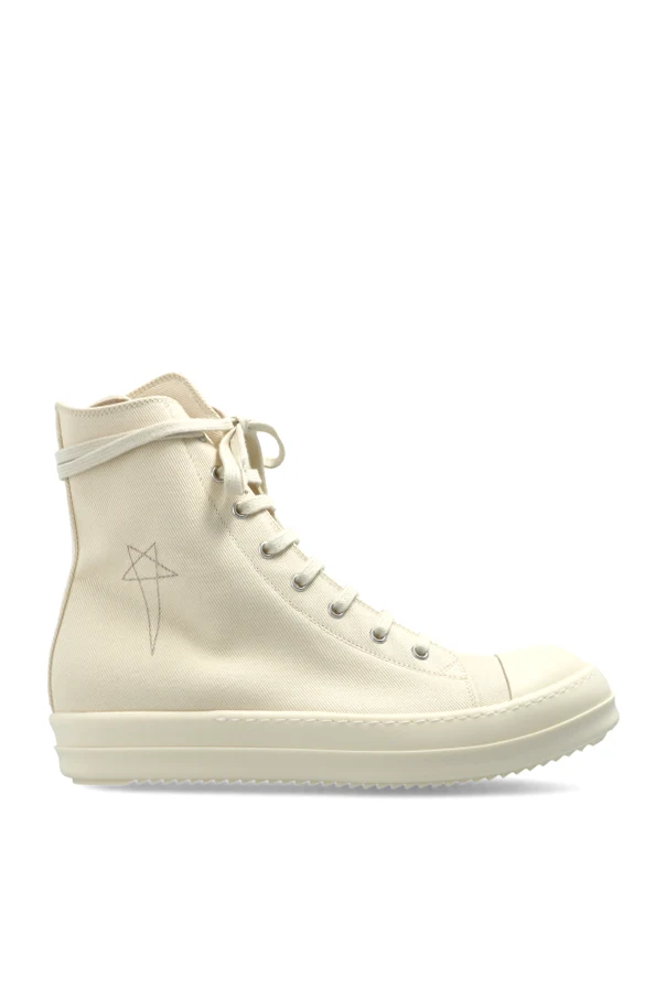 kremowy Buty sportowe z suwakiem