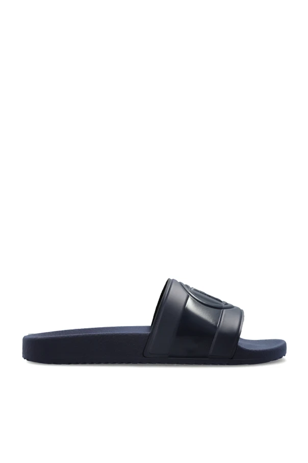 NAVY BLUE "Belize" rubber flip-flops