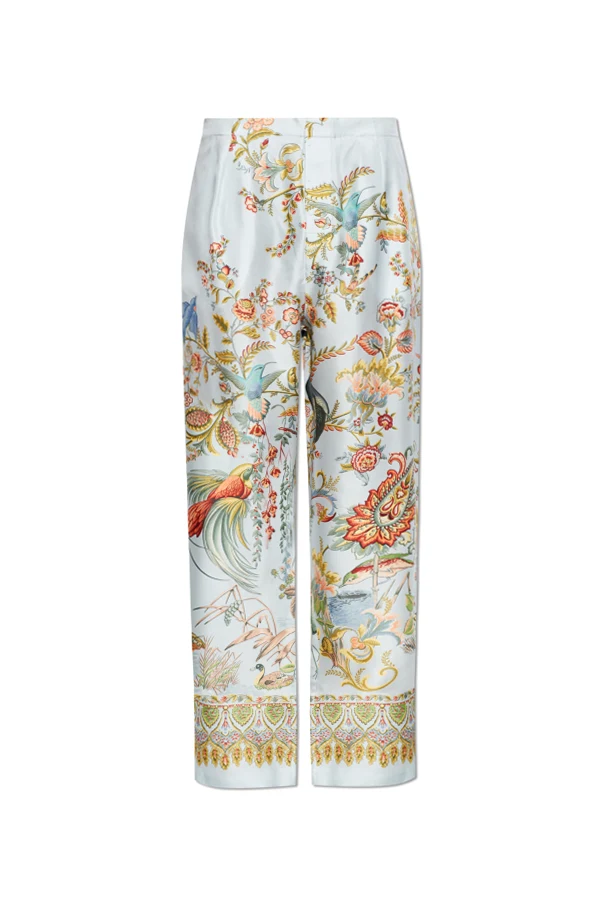 MULTICOLOUR Silk wide-leg pants