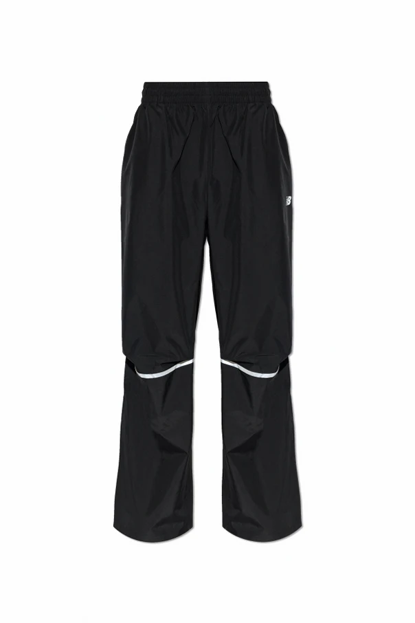 SCHWARZ Jogginghose mit Logo